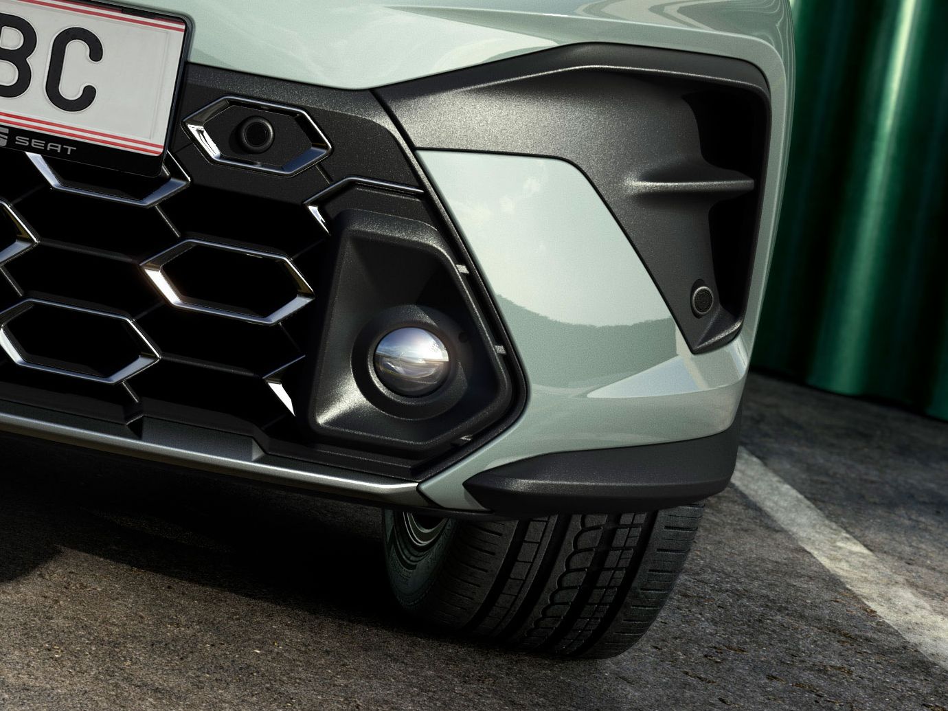 Frontstoßfänger-Details des SEAT Arona 2025